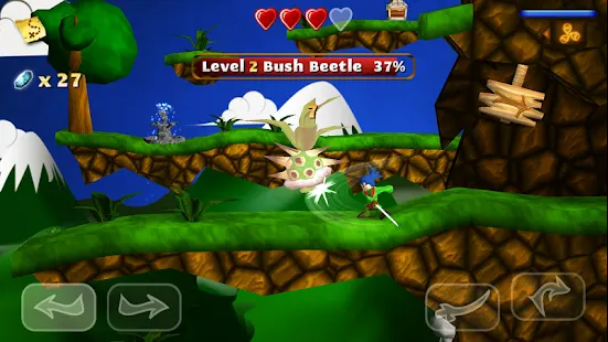  gameplay of the Swordigo apk