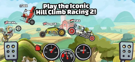 Gameplay of Hill Climb Racing 2
