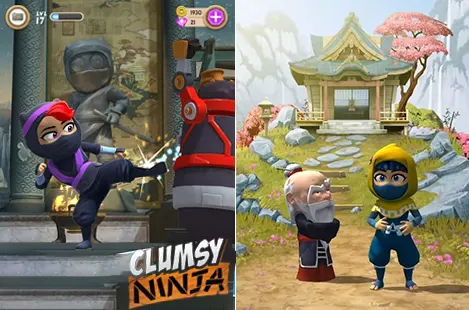 clumsy ninja game